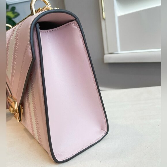 NEW Michael Kors Pink Shoulder Bag With Gold Hardware - Picture 7 of 12